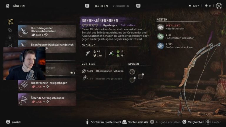 Horizon Forbidden West Die Besten Waffen Die BESTEN WAFFEN in Horizon Forbidden West - Gametasy
