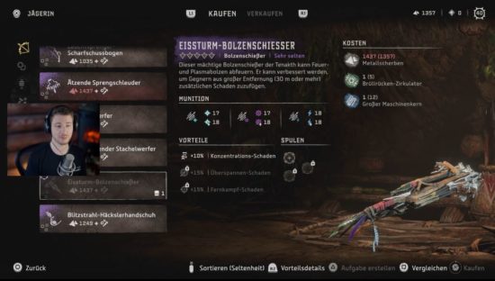 Horizon Forbidden West Die Besten Waffen Die BESTEN WAFFEN in Horizon Forbidden West - Gametasy