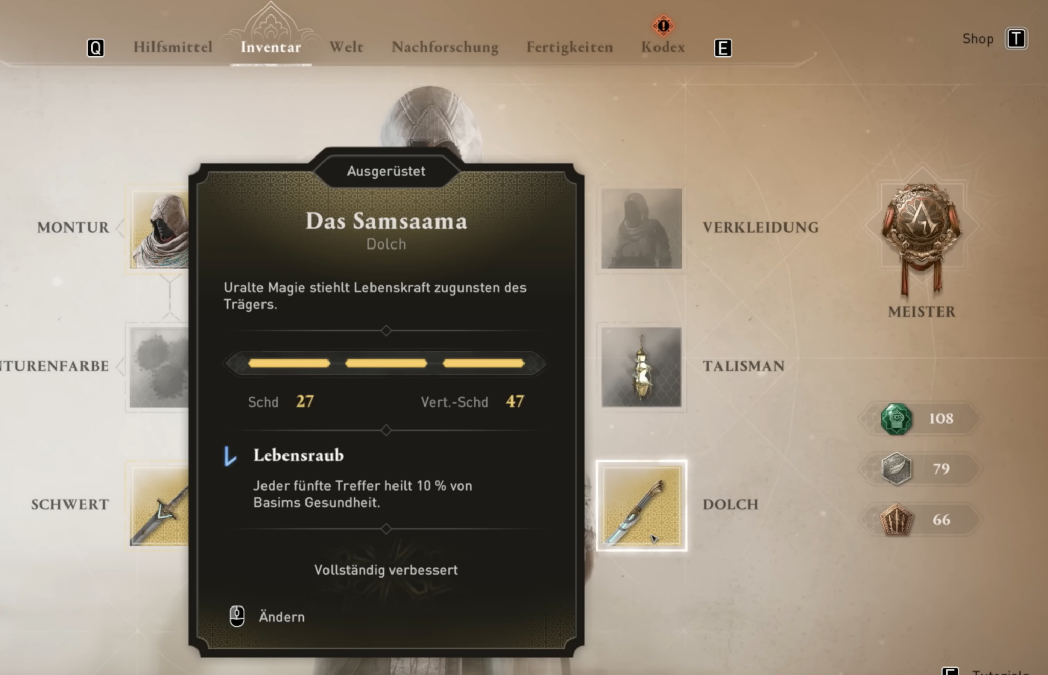 Die besten Waffen in Assassin